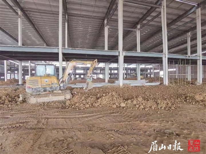 蒙牛集团西南生产基地项目加紧建设中。