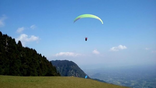  玉屏山滑翔伞基地。