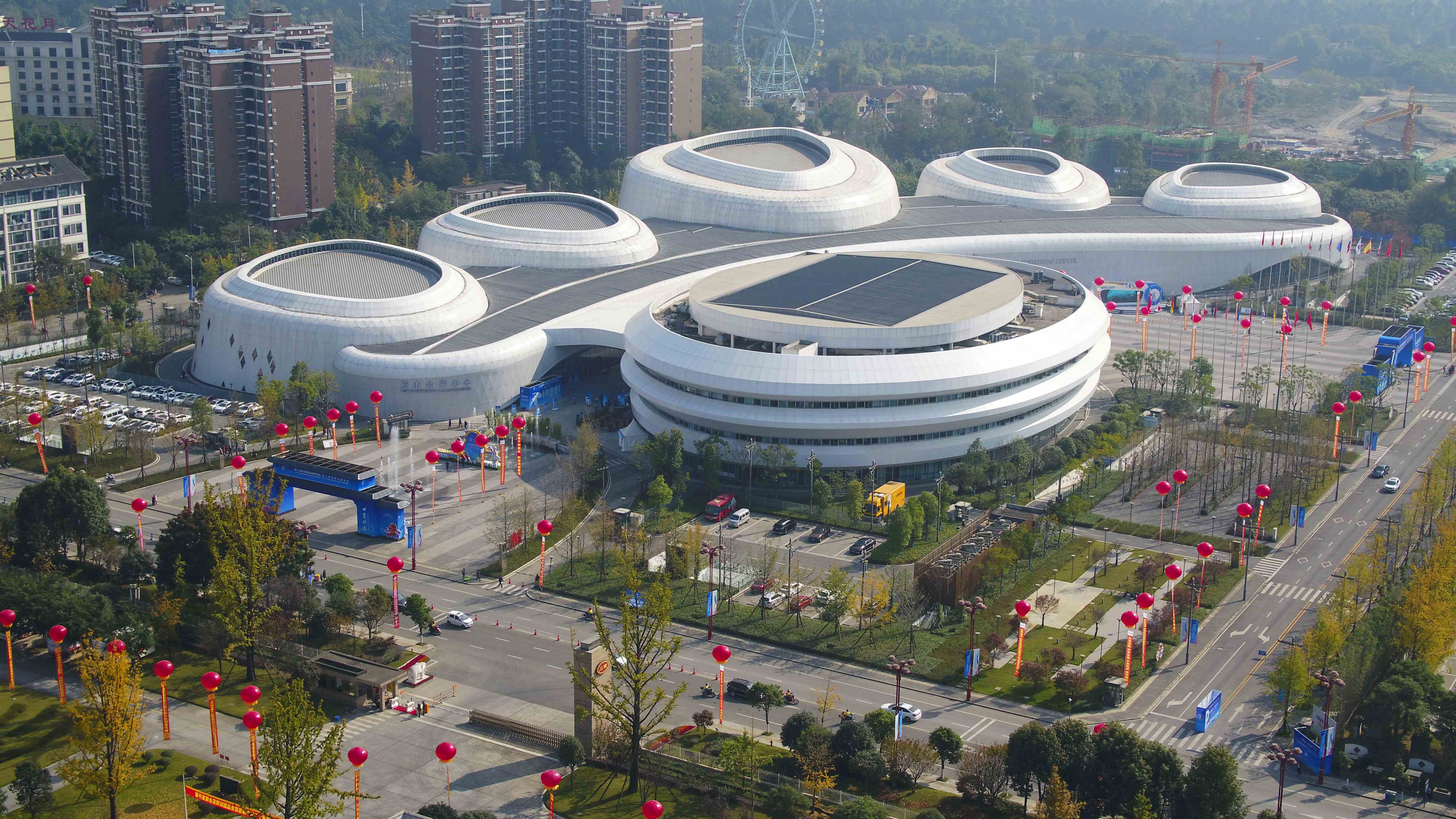 第十二届中国泡菜食品国际博览会展馆——眉山会展中心。