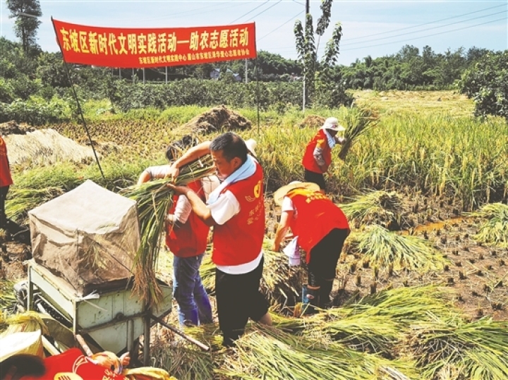 助农志愿活动。（资料图片）